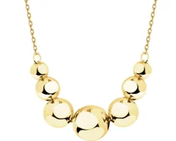 Złoty naszyjnik - kulki