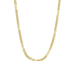 Złoty naszyjnik - liście