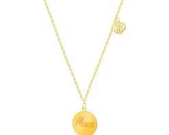 Złoty naszyjnik - mama