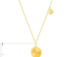 Złoty naszyjnik - mama