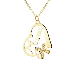 Złoty naszyjnik - mama