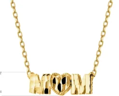 Złoty naszyjnik - mama