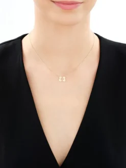 Złoty naszyjnik - motyl