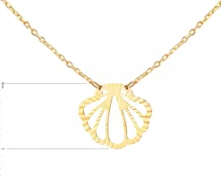 Złoty naszyjnik - muszla