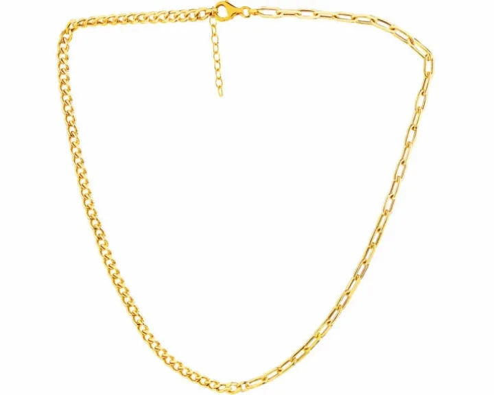 Złoty naszyjnik - pancerka, ankier