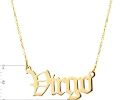 Złoty naszyjnik - Panna