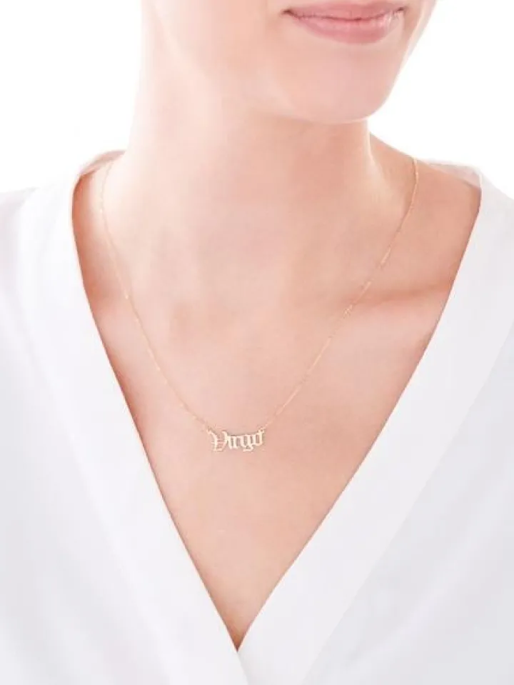 Złoty naszyjnik - Panna