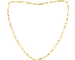 Złoty naszyjnik - paper clip