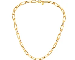 Złoty naszyjnik - paper clip