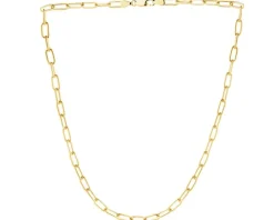 Złoty naszyjnik - paper clip