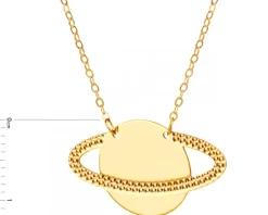 Złoty naszyjnik - planeta