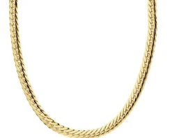 Złoty naszyjnik - rybia łuska