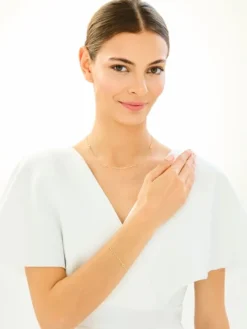 Złoty naszyjnik - serca