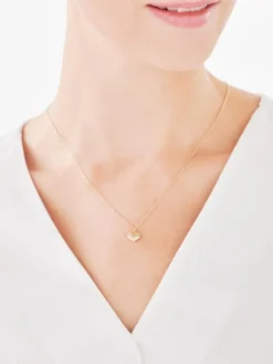 Złoty naszyjnik - serce