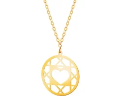 Złoty naszyjnik - serce