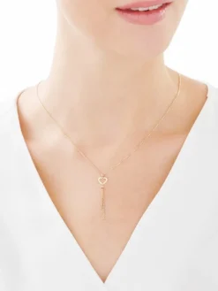 Złoty naszyjnik - serce