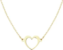 Złoty naszyjnik - serce
