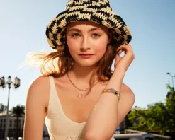 Złoty naszyjnik - serce, łapka