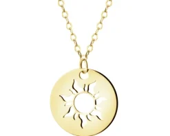 Złoty naszyjnik - Słońce