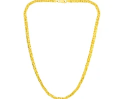 Złoty naszyjnik - splot królewski