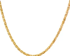 Złoty naszyjnik - splot królewski