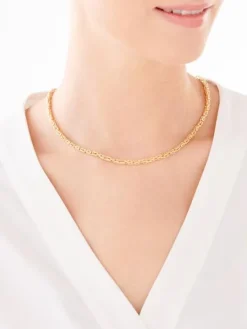 Złoty naszyjnik - splot królewski