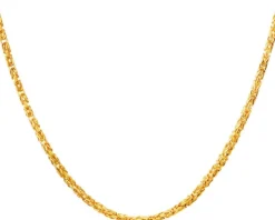 Złoty naszyjnik - splot królewski