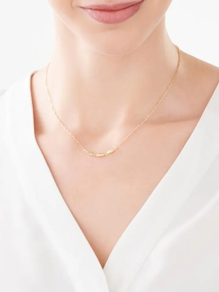 Złoty naszyjnik, ankier