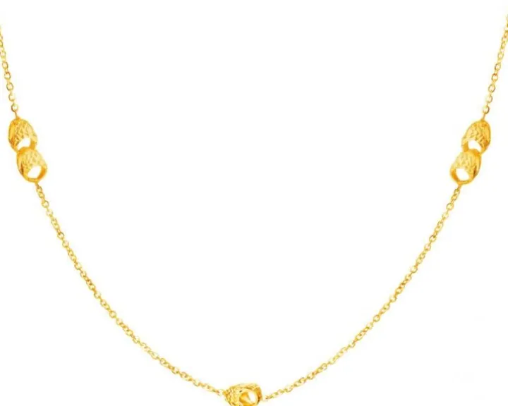 Złoty naszyjnik, ankier