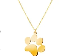 Złoty naszyjnik, ankier - łapka