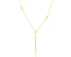 Złoty naszyjnik, ankier - gwiazdy