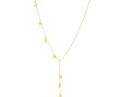 Złoty naszyjnik, ankier - gwiazdy, Księżyce