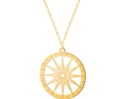 Złoty naszyjnik, ankier - gwiazda