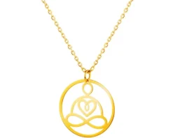 Złoty naszyjnik, ankier - joga