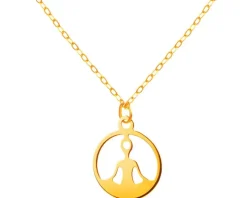 Złoty naszyjnik, ankier - joga