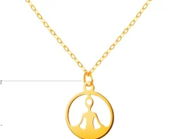 Złoty naszyjnik, ankier - joga