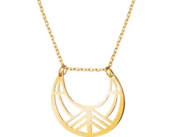 Złoty naszyjnik, ankier - Księżyc