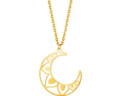 Złoty naszyjnik, ankier - Księżyc