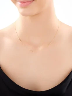 Złoty naszyjnik, ankier - kulki