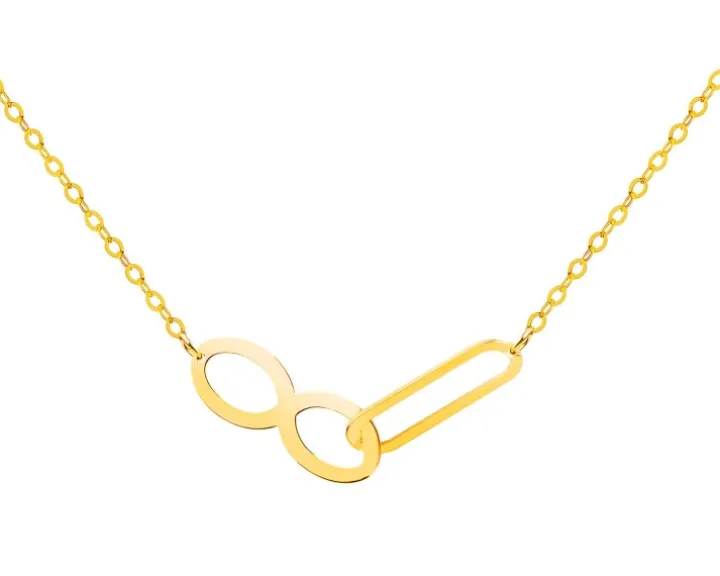 Złoty naszyjnik, ankier - nieskończoność