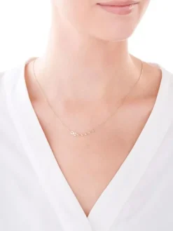 Złoty naszyjnik, ankier - nieskończoność, kulki