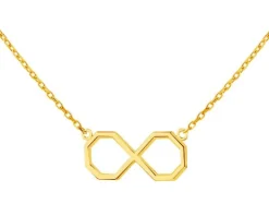 Złoty naszyjnik, ankier - nieskończoność