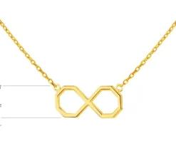 Złoty naszyjnik, ankier - nieskończoność