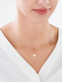 Złoty naszyjnik, ankier - stópki