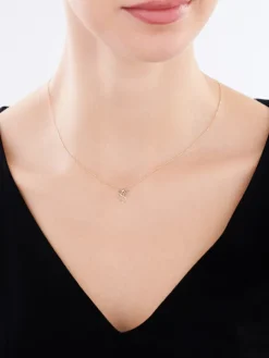 Złoty naszyjnik, ankier - twarz