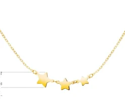 Złoty naszyjnik, ankier- gwiazdy