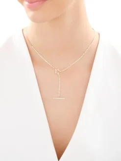 Złoty naszyjnik, blaszka - gwiazda