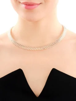 Złoty naszyjnik elastyczny