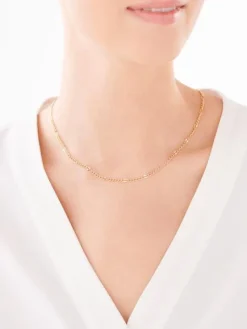 Złoty naszyjnik, figaro