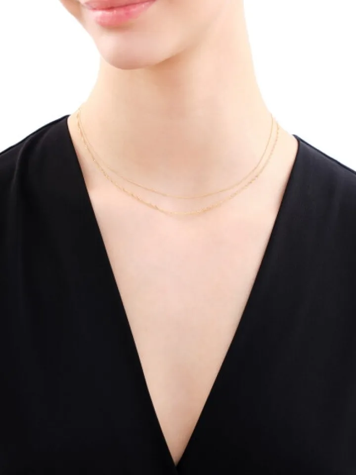 Złoty naszyjnik, pancerka, singapurka